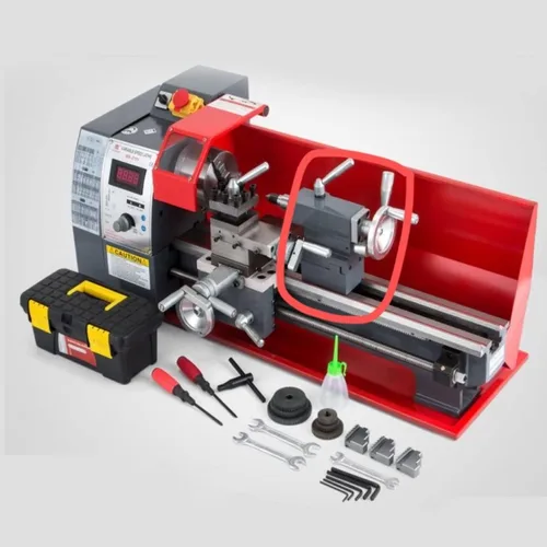Miniatura 3 de 0618 Mini torno de reemplazo de cola, mini máquina de torno herramienta de carpintería, para tornos 7x12 7x14 0618 CJ18A