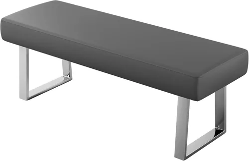 Miniatura 7 de JIEXI Banco de dormitorio, banco tapizado en el extremo de la cama, taburete pequeño de esquina interior con patas de metal, para cocina, entrada