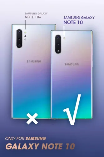 Miniatura 2 de i-Blason Cosmo Series - Funda diseñada para Galaxy Note 10 (versión 2019), diseño de mármol protector sin protector de pantalla integrado (mármol)