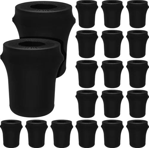 Miniatura 7 de Tanlade 2 piezas de 32 galones de elastano para basureros elásticos de 32 galones, cubiertas de elastano para cubos de basura para interiores