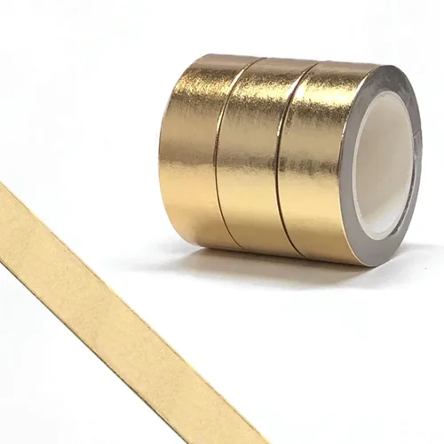 Miniatura 7 de Cinta Washi de papel de aluminio sólido, cinta adhesiva decorativa autoadhesiva, cinta de arte gráfico, envoltura de cinta gráfica Washi DIY