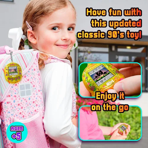 Miniatura 3 de Giga Pet - Mascota virtual para niños de 5 años en adelante, edición de coleccionista mejorada de los años 90, cuidado de animales para niños