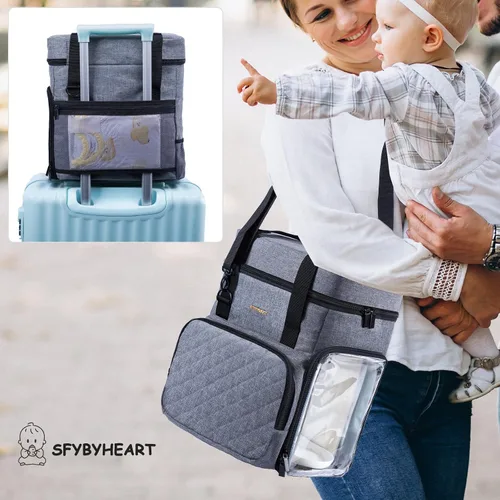 Miniatura 6 de SFYBYHEART Estuche de transporte compatible con Baby Brezza Formula Pro Advanced Formula Pro - Bolsa de transporte para mezclador de fórmula