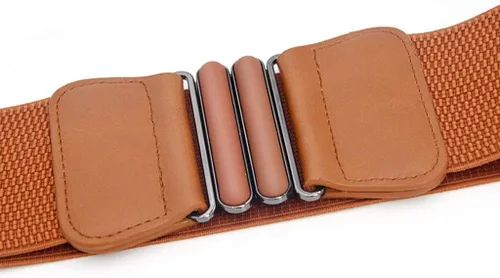 Miniatura 4 de Cinturón de vestir elástico ancho para mujer, cinturón de cintura elástica, cinturón de cintura elástica, cinturón de cintura con hebilla d656