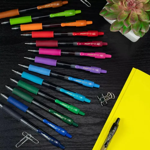 Miniatura 3 de Pilot G2 Premium - Bolígrafos de tinta de gel recargables y retráctiles, punta fina (0.028 in), 16 colores, 16 unidades (17146)
