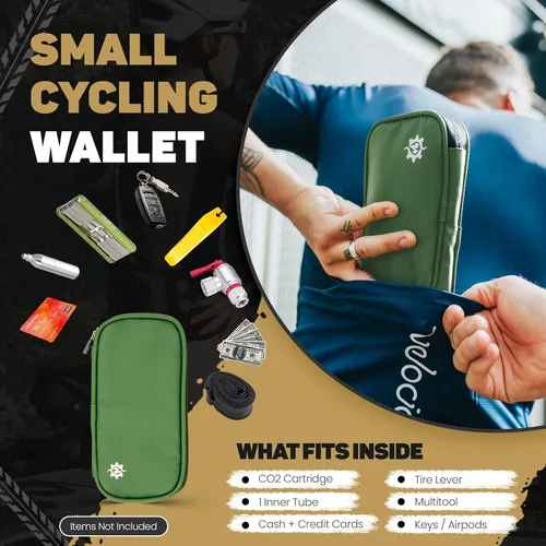 Miniatura 7 de Lumiere & Co. Cartera de ciclismo impermeable Cartera de ciclismo y bolsa de ciclismo para jersey Cartera de teléfono de ciclismo para bicicleta