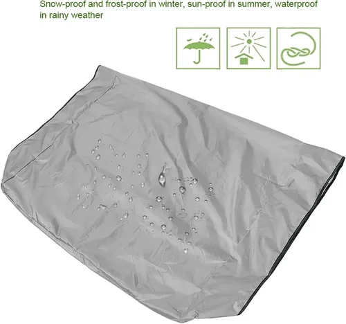 Miniatura 6 de Cubierta de repuesto para toldo de columpio, cubierta de columpio impermeable para silla de columpio, cubierta de columpio para patio de jardín