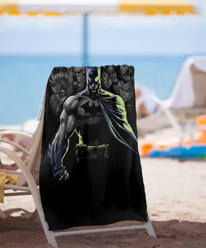 Miniatura 2 de LOGOVISION Batman Batman Dc - Toalla de playa con licencia oficial de 30 x 60 pulgadas