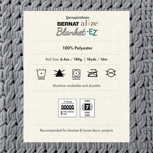 Miniatura 6 de Bernat Alize Blanket-EZ - Ovillo de lana, color crema