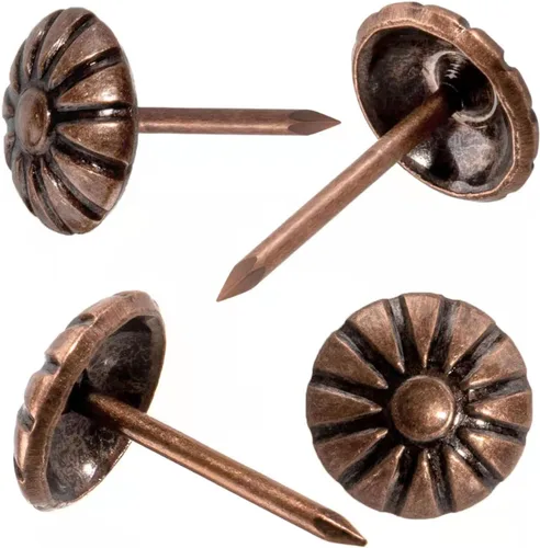 Miniatura 7 de Tachuelas de tapicería para decoración, clavos para tapicería decorativa, clavos de tapicería de 7/16 pulgadas para muebles decorativos