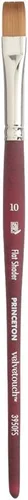 Miniatura 20 de Princeton Velvetouch Mini Pincel Filbert, Sintético, Mango Corto, Tamaño 0, 1 Unidad
