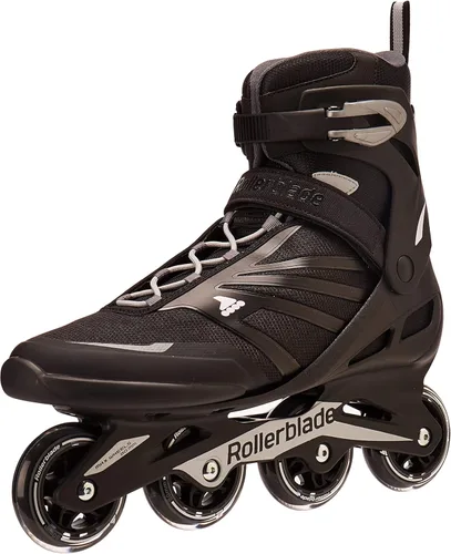 Miniatura 9 de Rollerblade Zetrablade - Patines en línea para hombres adultos, color negro y plateado Negro/Plateado