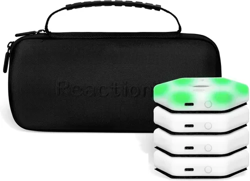 Kit de entrenamiento de luces de agilidad de reacción deportiva, sistema de entrenamiento profesional de tiempo de reacción y agilidad con módulos