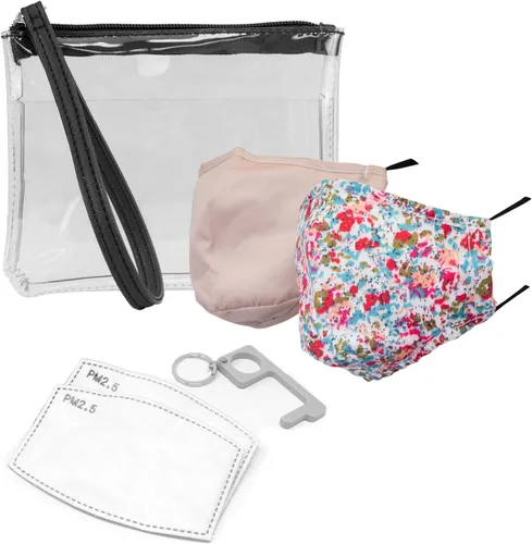 Miniatura 9 de Mundi Kit de máscara Socially Sure unisex para adultos, juego de herramientas y filtros sin contacto