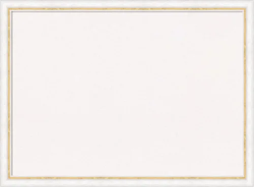 Miniatura 44 de Amanti Art Tablero de corcho blanco para pared (32 x 24) con marco de madera blanco blanco y blanco, tablero de corcho mediano para oficina, tablero