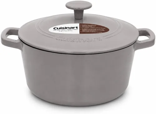 Miniatura 21 de Cuisinart Chef's Classic - Cacerola cubierta de hierro fundido esmaltado, redonda (Rojo Cardinal, 5 cuartos)