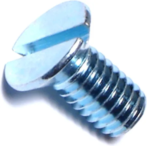 Miniatura 22 de Hard-to-Find Fastener 014973271565 Tornillos de máquina planos ranurados, 0.118 in-0.020 x 0.394 in, pieza-25