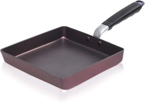 Miniatura 8 de TECHEF - Molde para tortilla de huevo japonés, Tamagoyaki, sartén antiadherente, libre de PFOA, apto para lavavajillas, listo para inducción, Negro