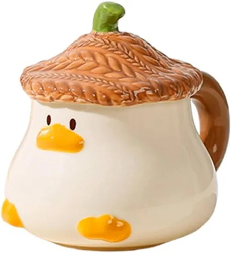 Miniatura 13 de Taza de café de cerámica, diseño de gato negro, hecho a mano, con sombrero de mago, tapa, asa, oficina, hogar, chocolate caliente con leche, regalos