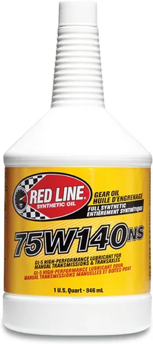 Red Line 57104 75W140 Aceite de engranajes sintético sin diferencial de deslizamiento limitado - 1 cuarto de galón