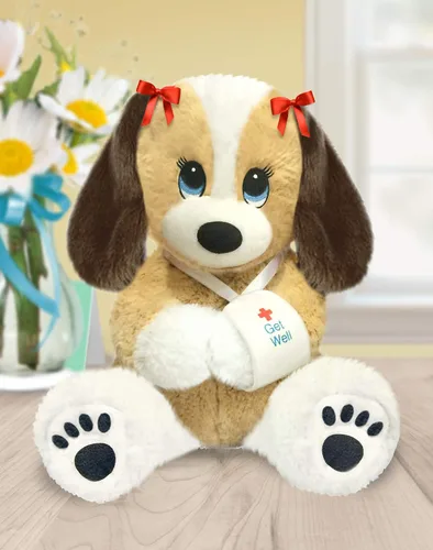 Miniatura 2 de First & Main Melancoly Melanie Puppy Dog de 13 pulgadas, multicolor