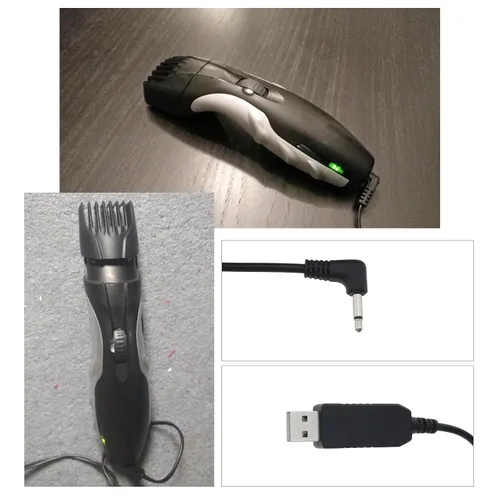 Miniatura 3 de Create idea Shaver - Cable de carga USB compatible con Remington Barba barba Trimmer MB320 MB320C MB42C MB310C MB200 Pa3215U 3.2V 24AWG 4.9 ft