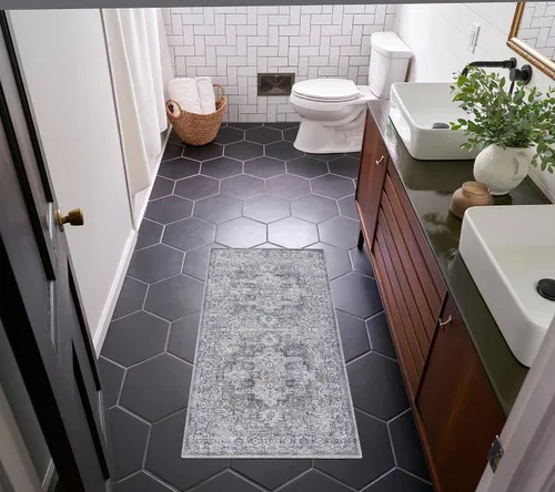 Miniatura 18 de Nourison Home New Concept - Alfombra lavable de 2 pies 2 pulgadas x 8 pies, fácil de limpiar, no se desprende, para dormitorio, sala de estar