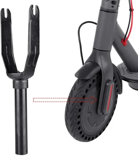 Miniatura 3 de Aleación de aluminio Horquilla delantera Reemplazo Parte para Xiaomi Mijia M365 Scooter eléctrico Accesorios de reemplazo de monopatín (negro) Kit