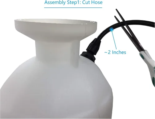 Miniatura 4 de Bomba pulverizadora recargable para rociador de césped y jardín convertida en pulverizador eléctrico (kit de bricolaje 2600 mAh)