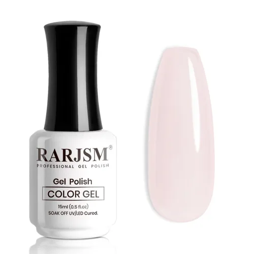 Miniatura 59 de RARJSM Esmalte de Uñas en Gel Nude Transparente Rosa Saludable Claro Esmalte de Uñas en Gel Nude Transparente Rosa Intenso Gelatinoso Barniz de Uñas
