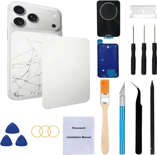Miniatura 12 de Reemplazo de cristal trasero OEM para iPhone Xs de 5.8 pulgadas con kit de herramientas de reparación y adhesivo preinstalado (Oro)