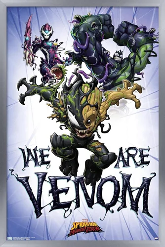 Miniatura 9 de Trends International Marvel Comics TV - Póster de pared de Spider- Man: Maximum Venom - We Are Venom, 22.375 x 34 pulgadas, versión enmarcada