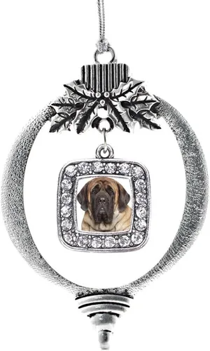 Miniatura 94 de Inspired Silver - Nana púrpura - Adorno de Navidad plateado - Adorno cuadrado para árbol de Navidad con circonita cúbica - Decoración colgante
