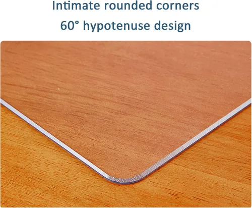 Miniatura 4 de Protector de mesa rectangular transparente mate resistente, protector de mesa lavable, protector de mesa impermeable, para restaurantware ordenador