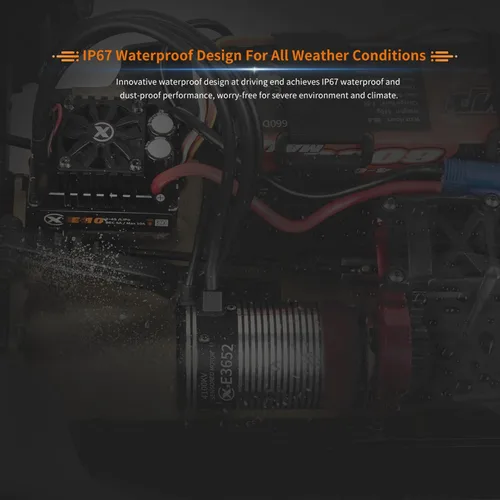 Miniatura 7 de XC Motor sin escobillas sensor E3652 para coche RC, 2-3S Lipo, IP67 a prueba de agua, aplicable a: 1/10 en carretera, todoterreno, campo corto