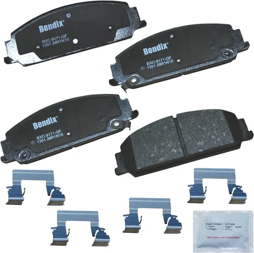 Miniatura 309 de Pastillas de freno delanteras cerámicas Bendix Priority1 CFC2302 para Hyundai Elantra 2021, Sonata 2022-2020, Kia K5 2023-2021