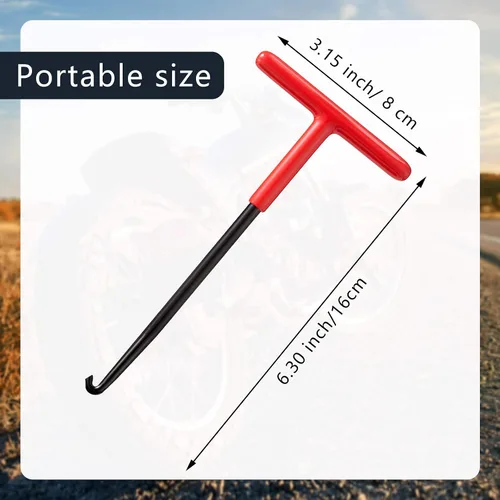 Miniatura 2 de 2 piezas de herramienta extractora de resortes de escape con ganchos, herramienta para ganchos, extracción de soportes de escape de motocicleta