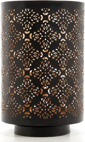 Porta velas de corte de diamante Hosley de 8 pulgadas de altura, regalo ideal para boda, spa, farol, reiki, decoración, velas LED P9