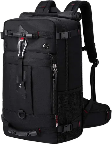 Miniatura 5 de KAKA - Mochila de viaje, mochila de mano convertible duradera, bolsa de lona apta para laptop de 15.6 pulgadas para hombres y mujeres (Mediana 35L)