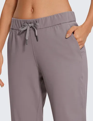 Miniatura 3 de CRZ YOGA - Pantalones deportivos elásticos de 4 vías para mujer de 27 pulgadas, pantalones deportivos para correr, viajes, descanso, pantalones