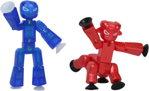 Miniatura 10 de Zing StikBot - Paquete doble – Incluye 2 StikBots – Figuras de acción coleccionables y accesorios, animación Stop Motion, a partir de 4 años