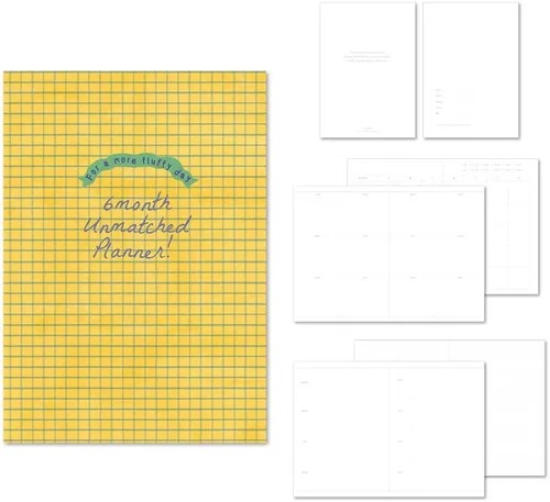 Miniatura 43 de Monolike Ordinary Days Diary Planificador de 6 Meses, Green day - Planificador Académico, Planificador Semanal y Mensual, Organizador