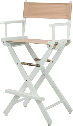 Miniatura 22 de Casual Home - Silla de director de 24 in, marco de roble miel, con lona color verde cazador, altura de mostrador Marco de roble miel - Madera maciza