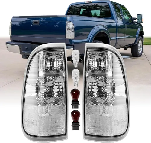 USR 08-16 F250 F350 SUPERDUTY Luz Trasera – Juego de Luces Traseras (Izquierda + Derecha) Compatible con Ford F-250 F-350 F-450 Camioneta PickUp