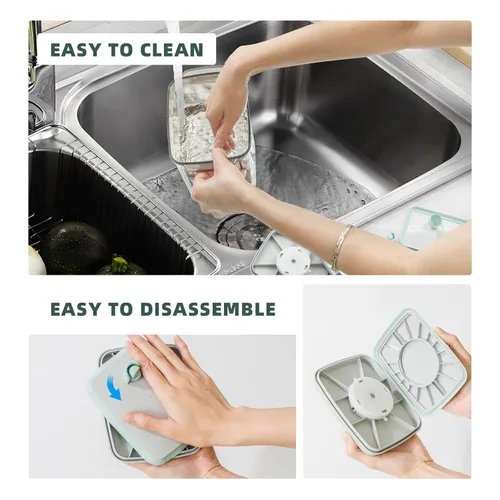 Miniatura 6 de Contenedor de fórmula para llevar, dispensador de fórmula para bebé de 2300ml hermético con cuchara y raspador, sin BPA, porta fórmulas para viajar