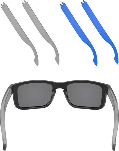 Miniatura 4 de EZReplace 1 par/2 pares de patillas de repuesto para gafas de sol Oakley Holbrook OO9102 OO9244/Holbrook XL OO9417 Negro