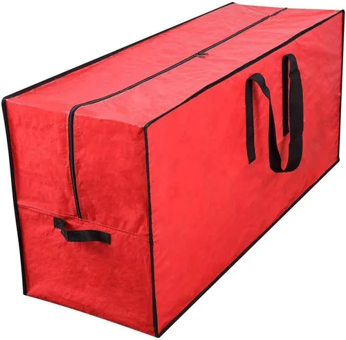 Miniatura 7 de Bolsa grande de almacenamiento para árbol de Navidad de 65 pulgadas, de la marca Primode Rojo
