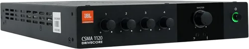 Miniatura 2 de JBL Profesional CSMA1120 Serie Comercial Monocanal 120-Watt Alimentado Mezclador/Amplificador de Audio
