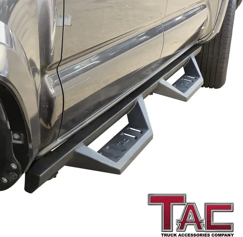 Miniatura 2 de TAC Sidewinder - Estribos para Toyota Tacoma 2005-2023 doble cabina de 4 pulgadas, escalón lateral de caída, barra Nerf, balancín, deslizador