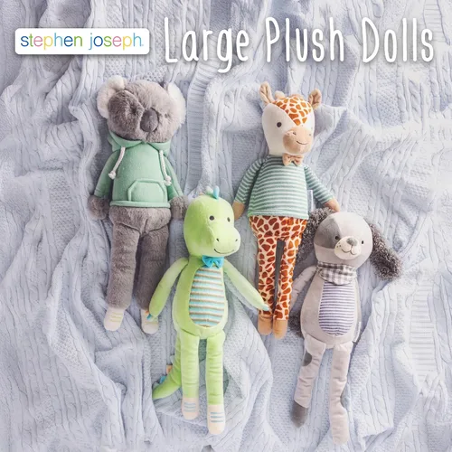 Miniatura 2 de Stephen Joseph, juguete de animal de peluche de 16 pulgadas, muñeca de peluche súper suave grande, juguetes para bebé, niño pequeño, niños, cachorro